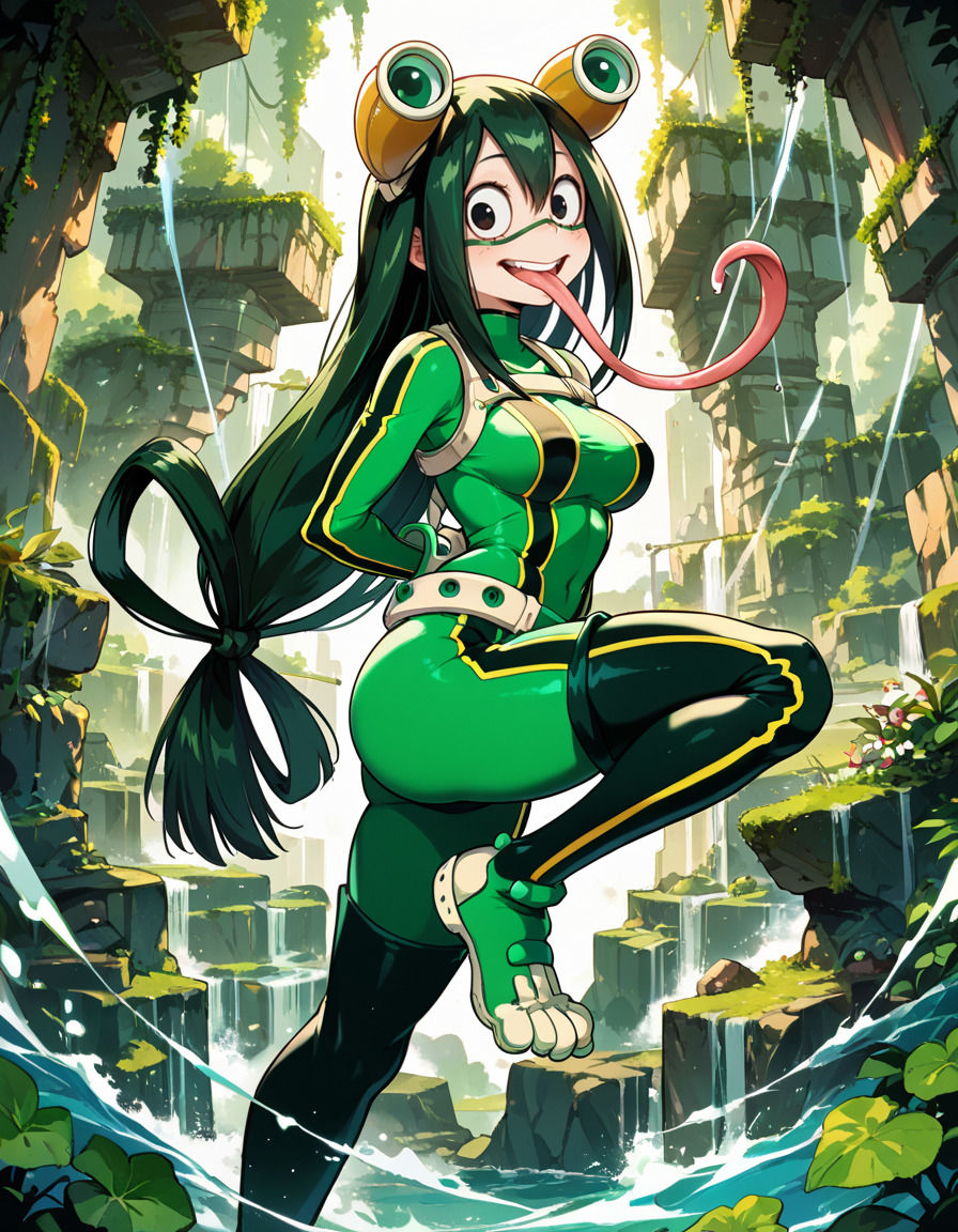 サンプル画像1:【僕のヒーローア〇デミア】蛙吹〇雨の写真集 プレミアム(DJart_ISUKO) [d_432719]