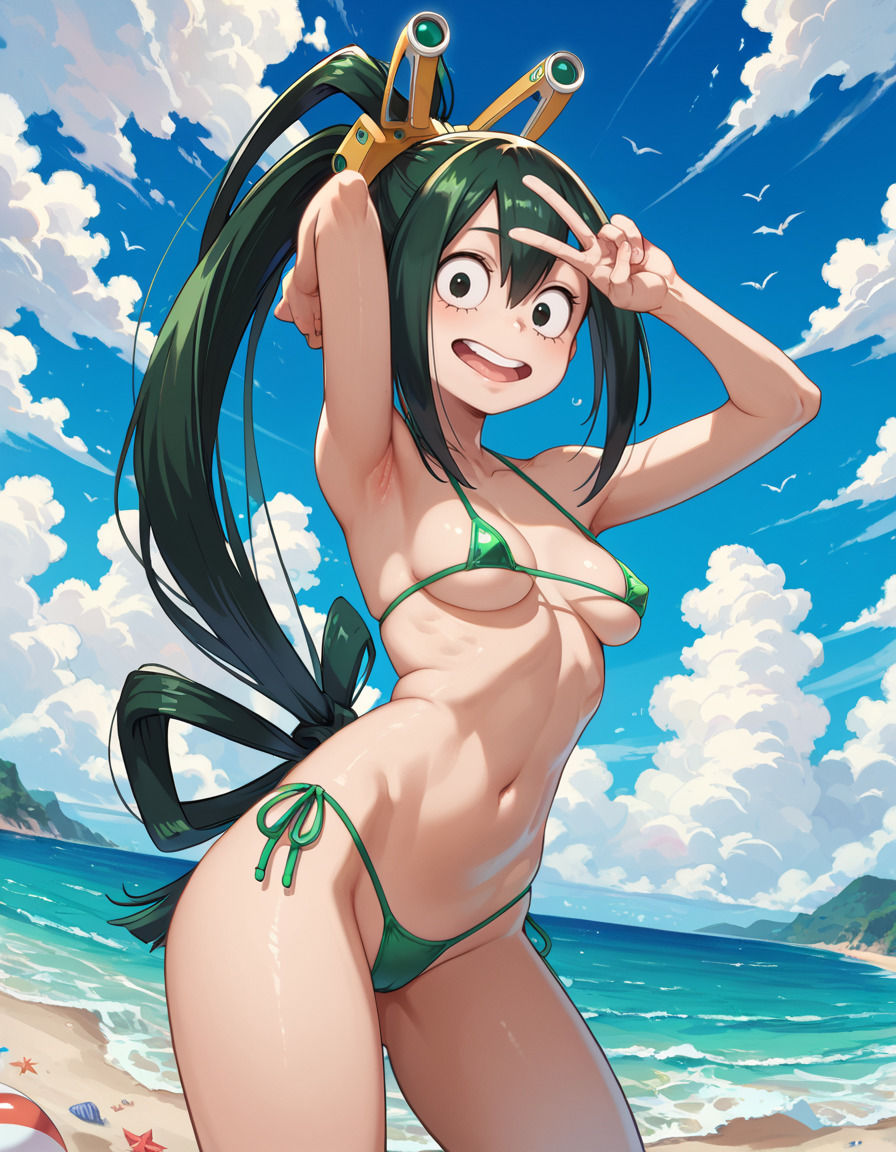 サンプル画像3:【僕のヒーローア〇デミア】蛙吹〇雨の写真集 プレミアム(DJart_ISUKO) [d_432719]