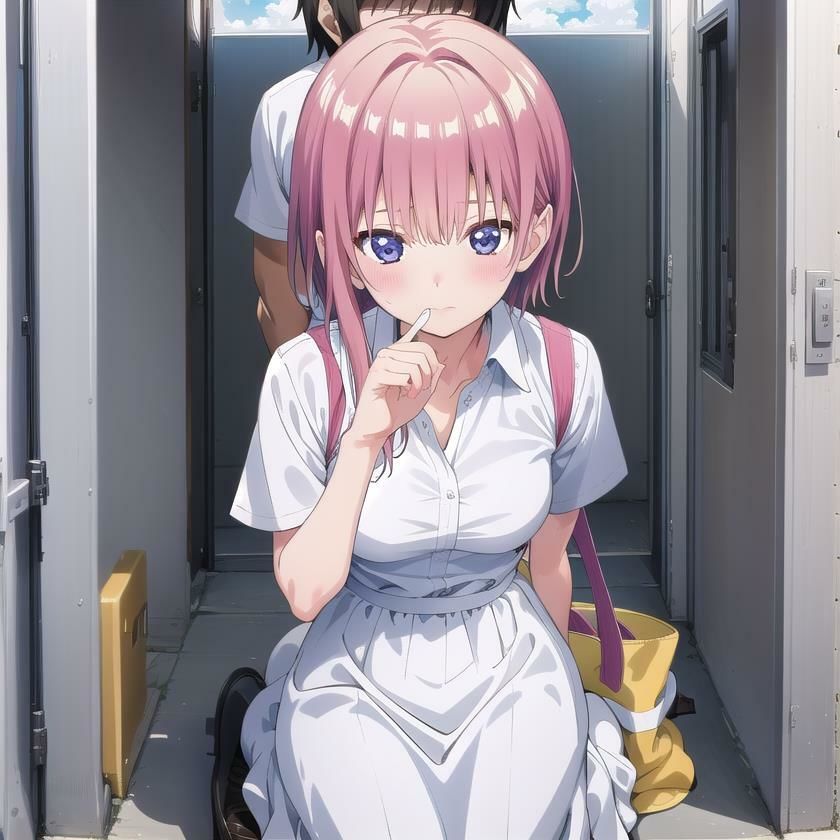 サンプル画像2:〜五等分の●嫁 水着編〜 中●一花 CG集 ＃2(イラストえちえち) [d_432781]