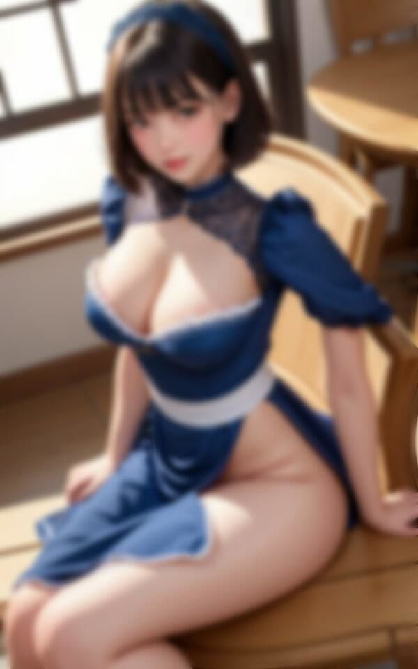 サンプル画像6:文化祭で大人気のカフェで働く可愛すぎるエチエチメイド女学生写真集(美人ズ) [d_432852]