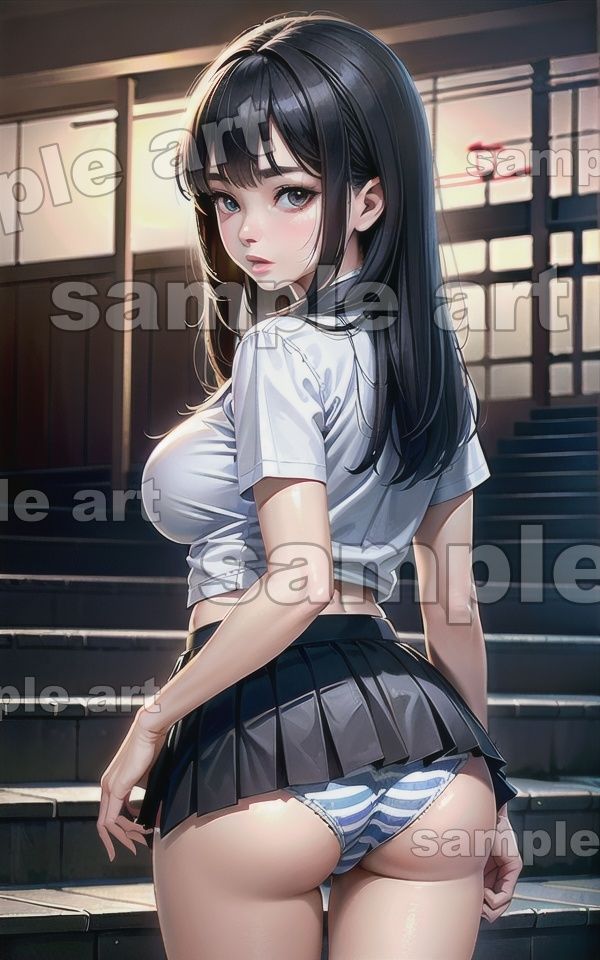 サンプル画像4:【パンチラ特集】清楚系のJKのパンツを覗き見できる厳選スペシャル！(くぱぁの国王) [d_432930]