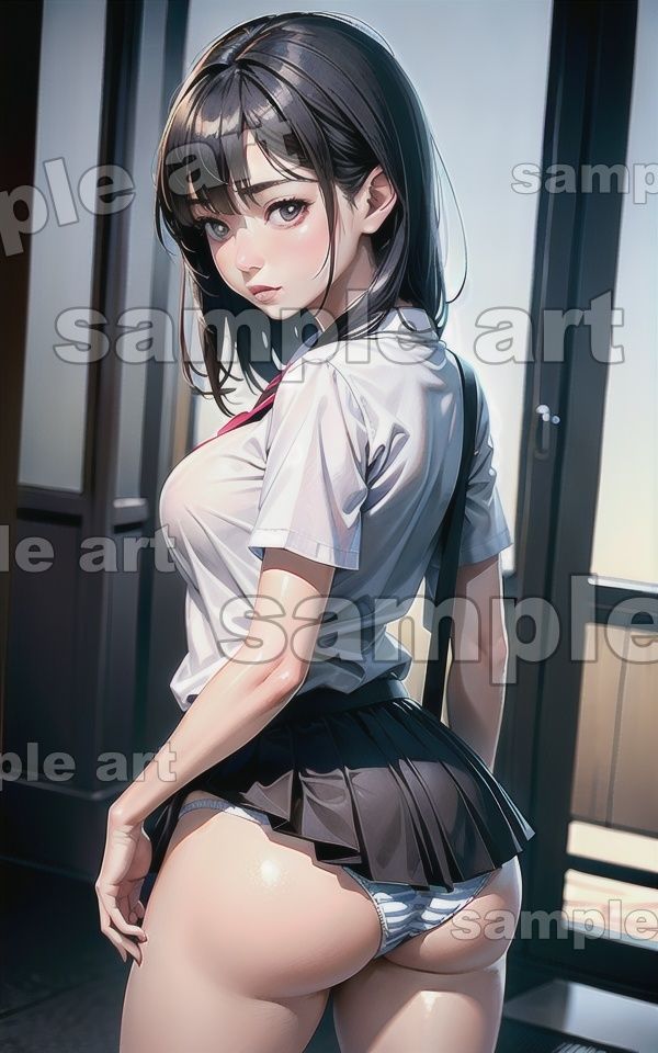 サンプル画像6:【パンチラ特集】清楚系のJKのパンツを覗き見できる厳選スペシャル！(くぱぁの国王) [d_432930]