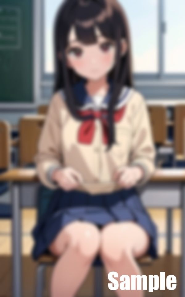 サンプル画像1:前髪女学生(じょなさん) [d_432939]