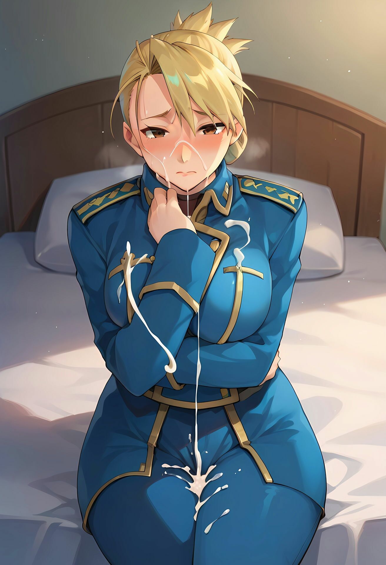 サンプル画像5:リザ・〇ークアイが隊員とえっちしちゃう本(りゆう) [d_433075]