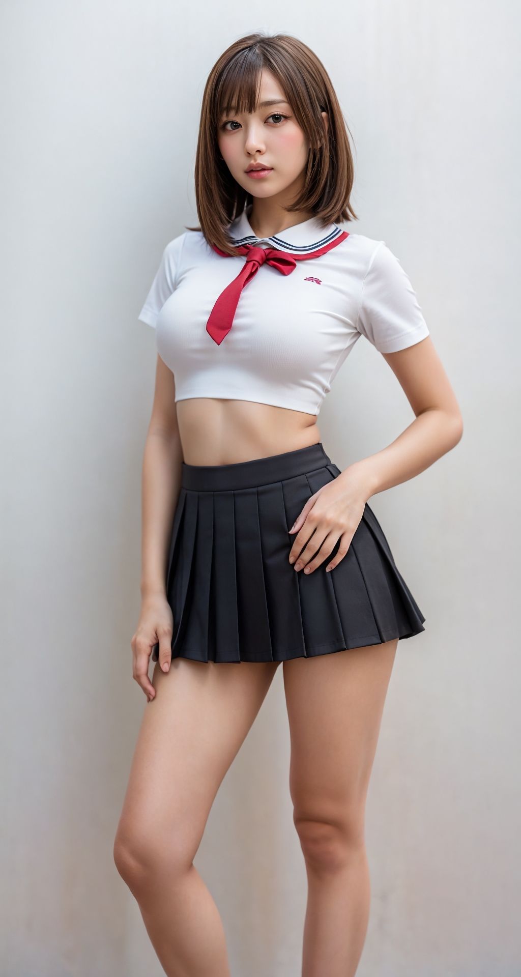 サンプル画像1:school uniform05，(miyochinAI) [d_433085]