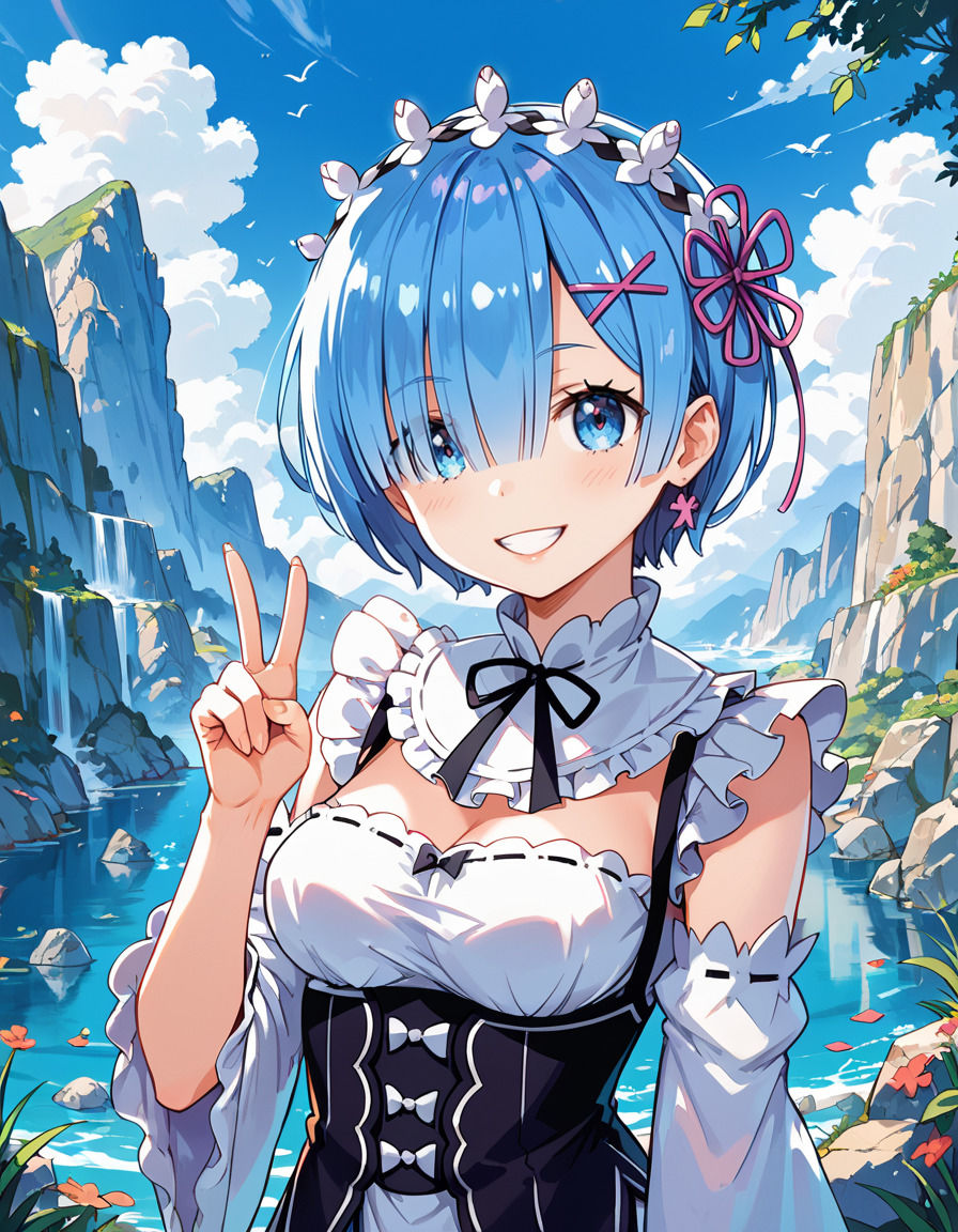 サンプル画像1:【Re:ゼロから始める異〇界生活】レ〇の写真集 プレミアム(DJart_ISUKO) [d_433151]