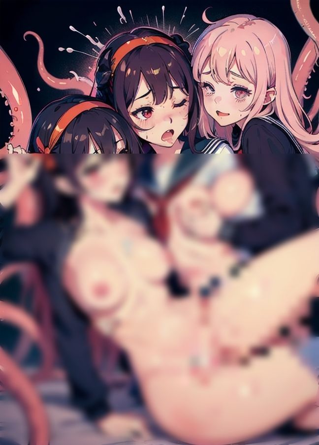 サンプル画像1:触手と3Pするガチレズ(美女の館) [d_433204]