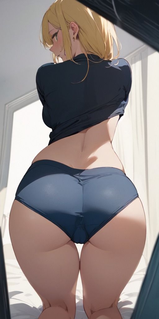 サンプル画像6:【245枚】むれむれくいこみ、お姉さんの大きなお尻(紺色ドリーム) [d_433205]