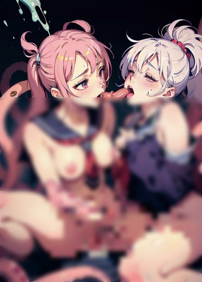 サンプル画像1:触手とレズ…触手が挿入され快楽堕ち….(素晴らしい日々) [d_433206]