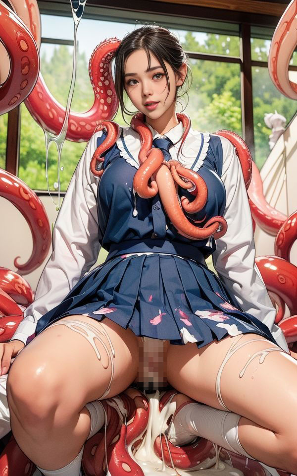 サンプル画像3:女体の最終形 制服 触手編 Vol.05(ボイン戦隊) [d_433214]