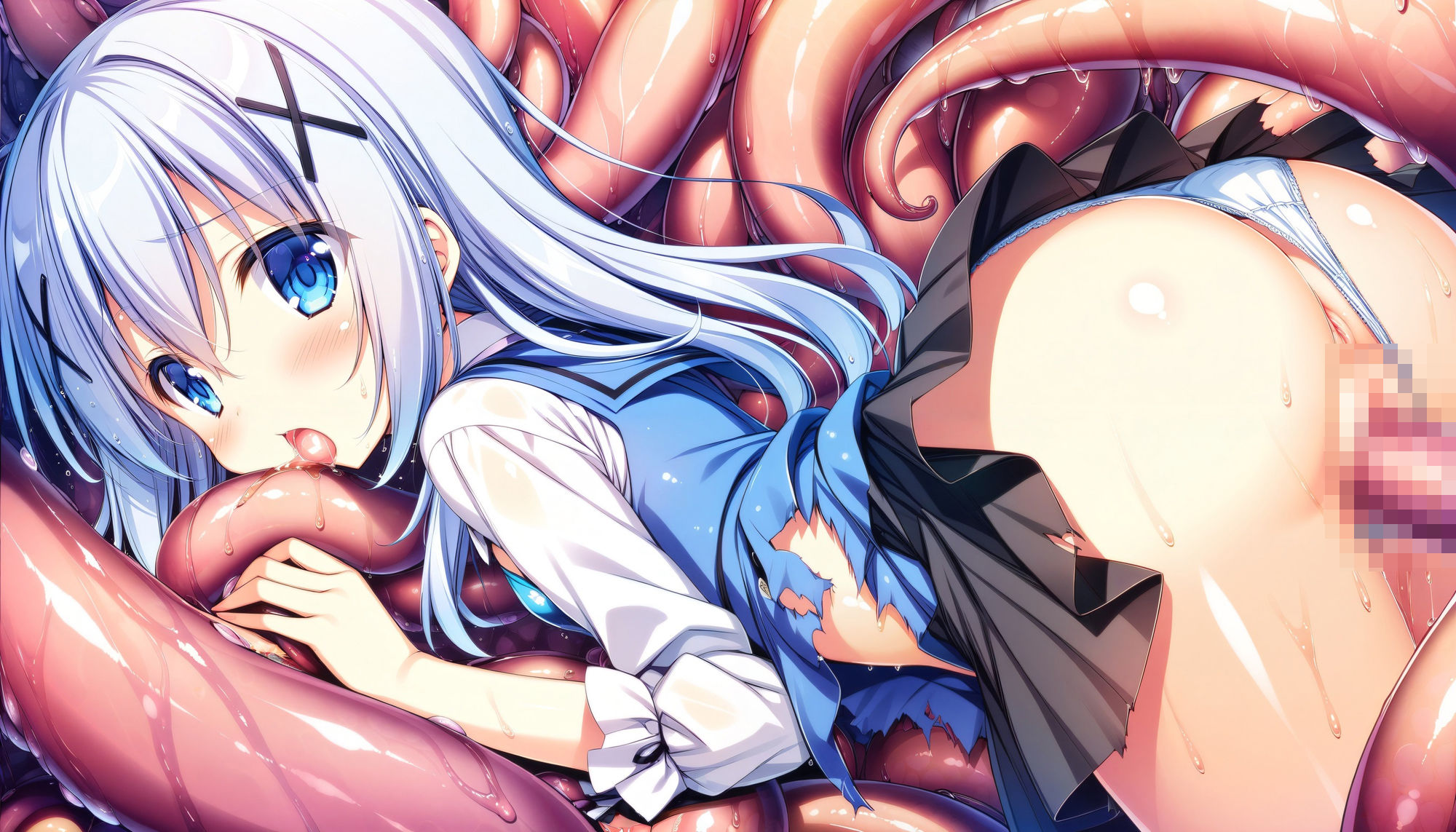 サンプル画像2:触手に囚われた少女達 〜ごちうさ編〜 Vol.1(星のアトリエ) [d_433241]