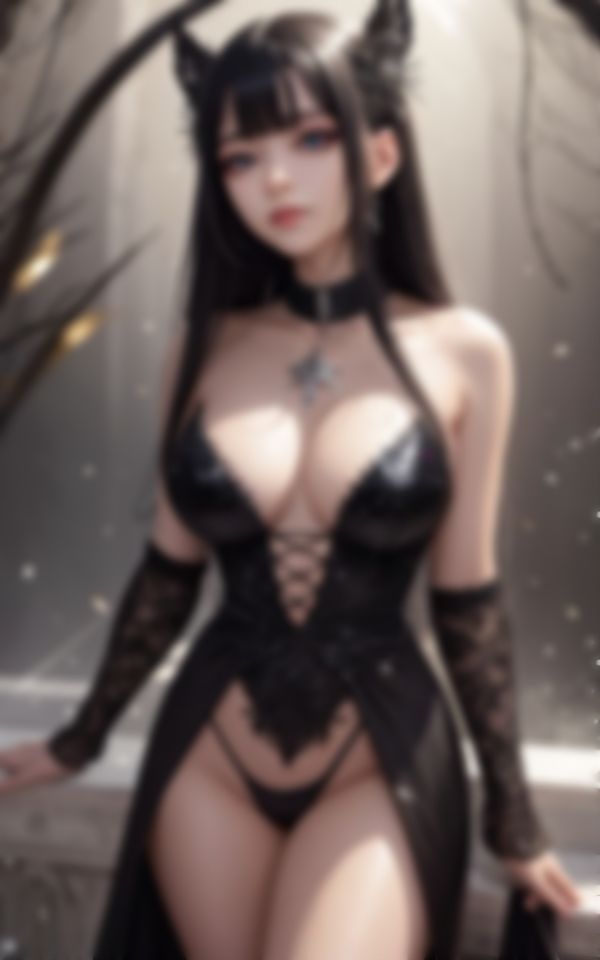 サンプル画像2:淫らなおっぱいでカメラマンを誘惑する小悪魔美人コスプレイヤー(スーパーAI) [d_433340]