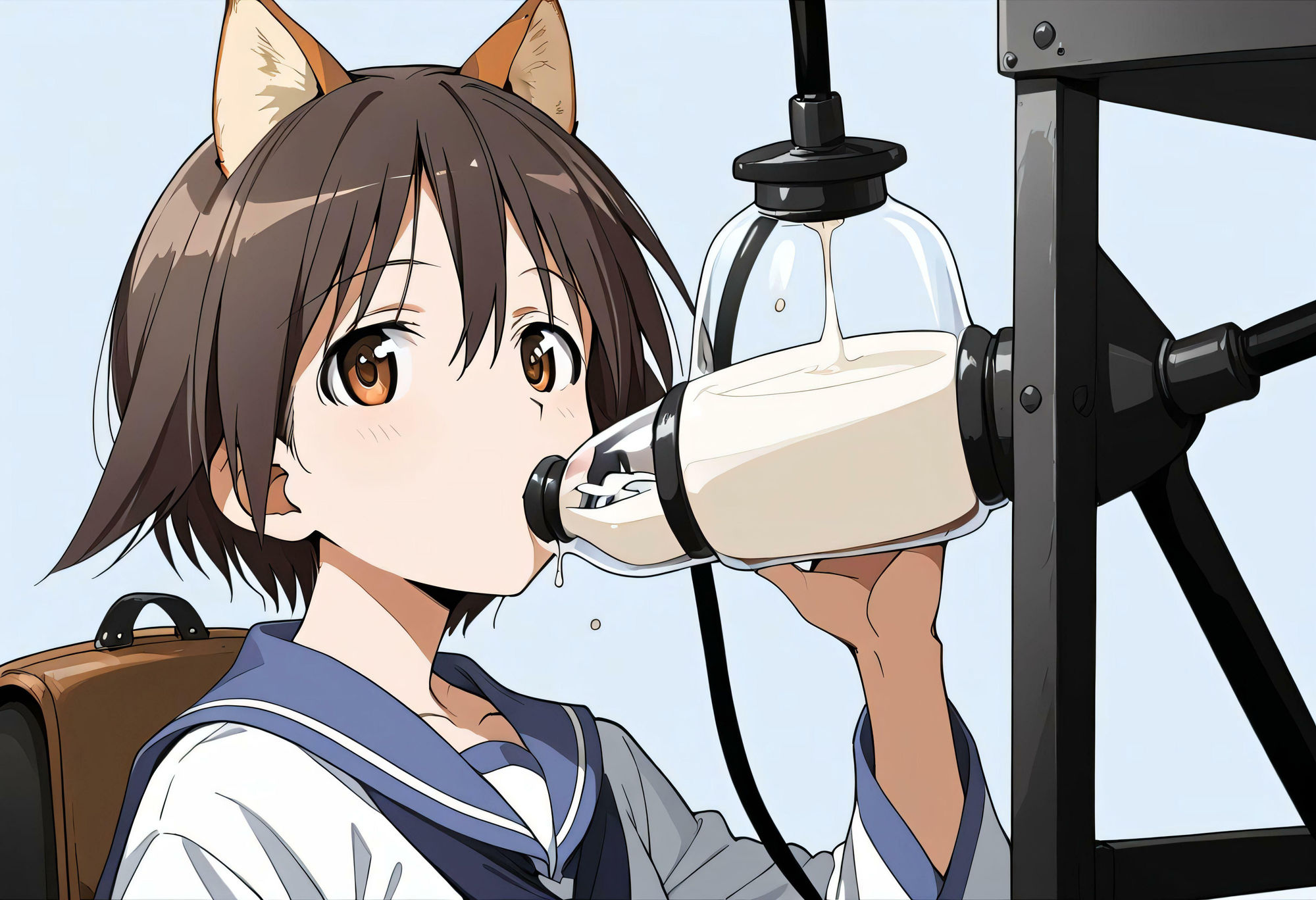 サンプル画像5:搾乳って気持ちいね(こころのまど) [d_433347]