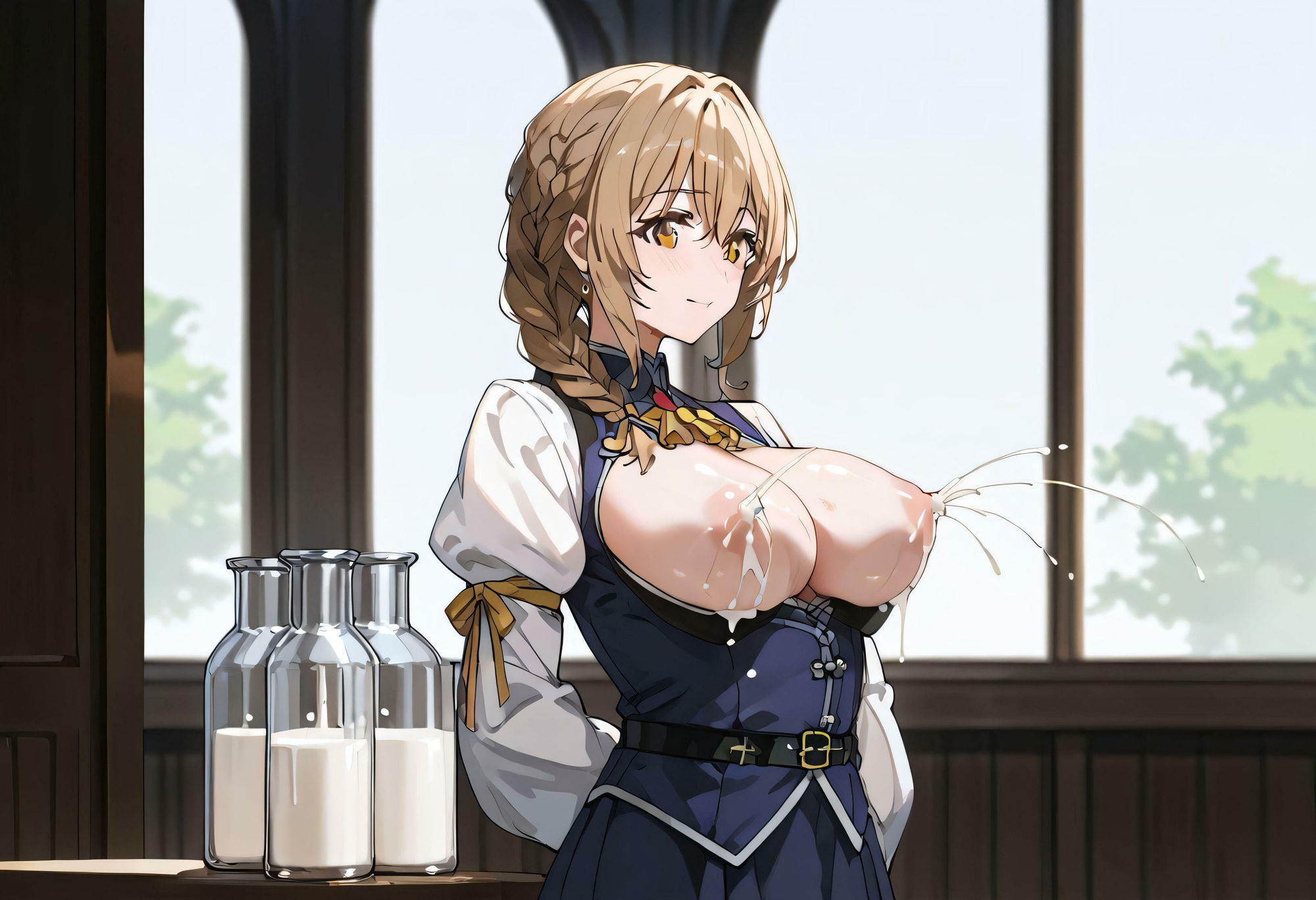 サンプル画像2:母乳受付(あおいはね) [d_433383]