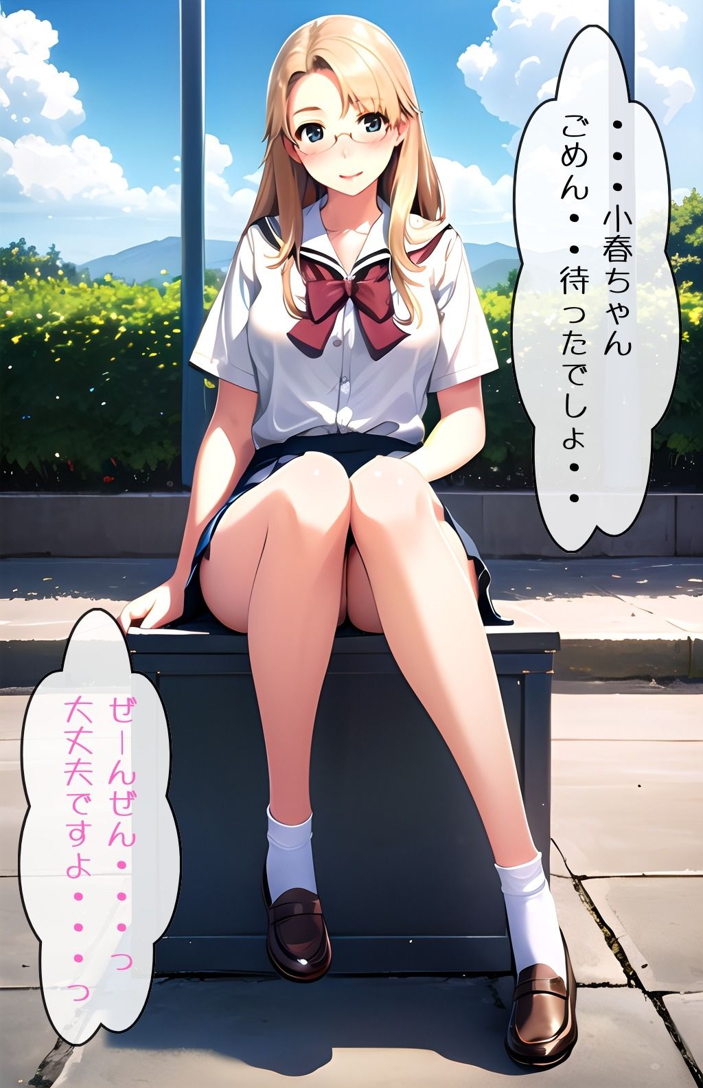 サンプル画像1:橘小春パパ活〜おじさんの家でお小遣い稼ぎ〜(菊の花) [d_433400]