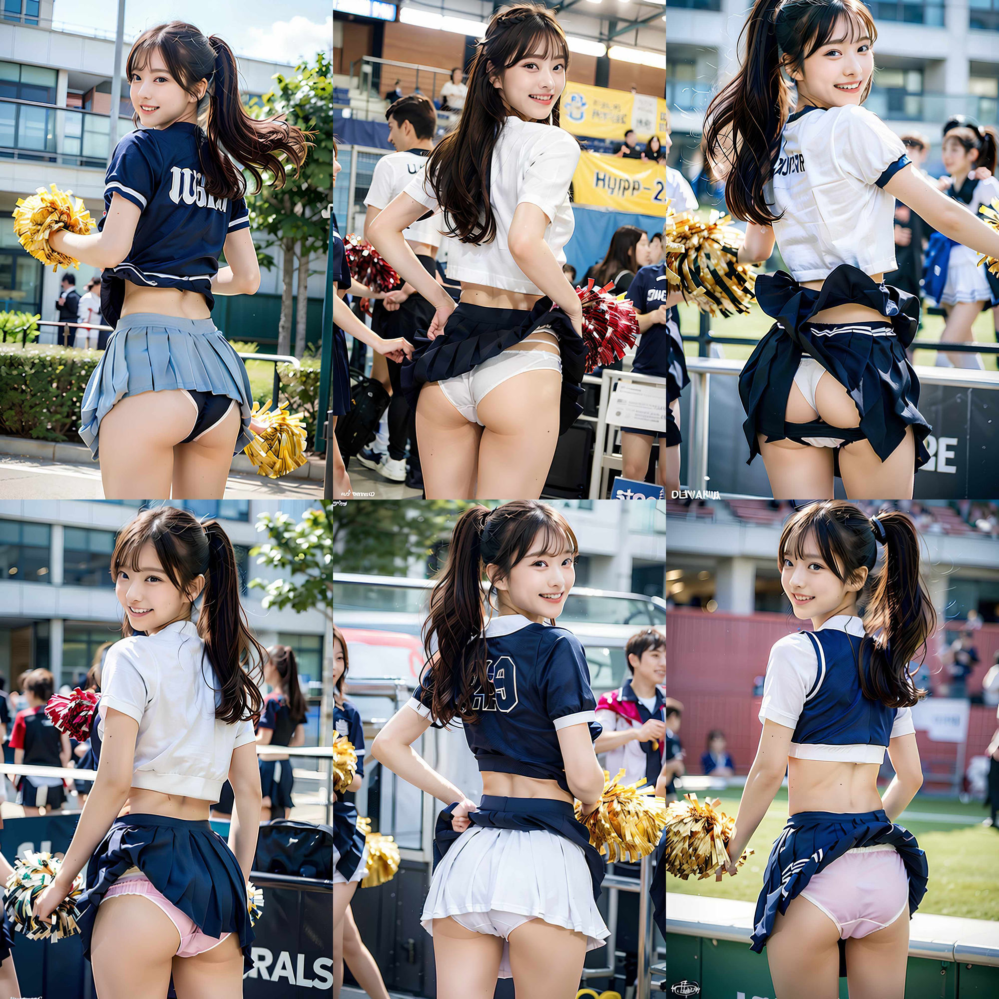 サンプル画像4:チアパンを忘れて生パンツで応援するチアガール vol:2(SakuraBooks) [d_433419]