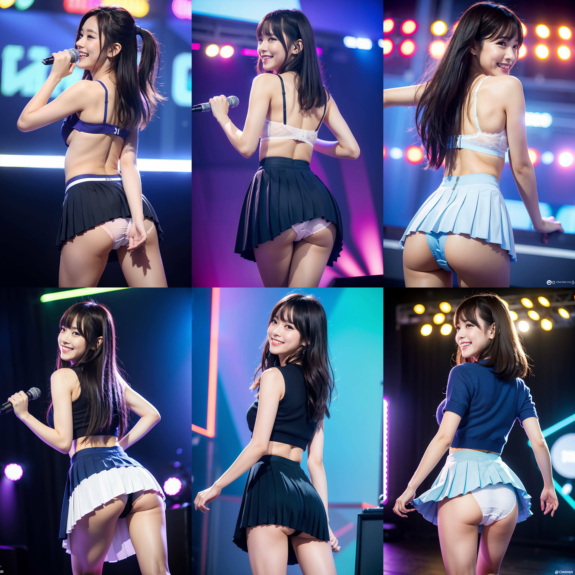 サンプル画像4:衣装パンツを忘れて生パンティでステージに立つアイドル vol:2(SakuraBooks) [d_433420]