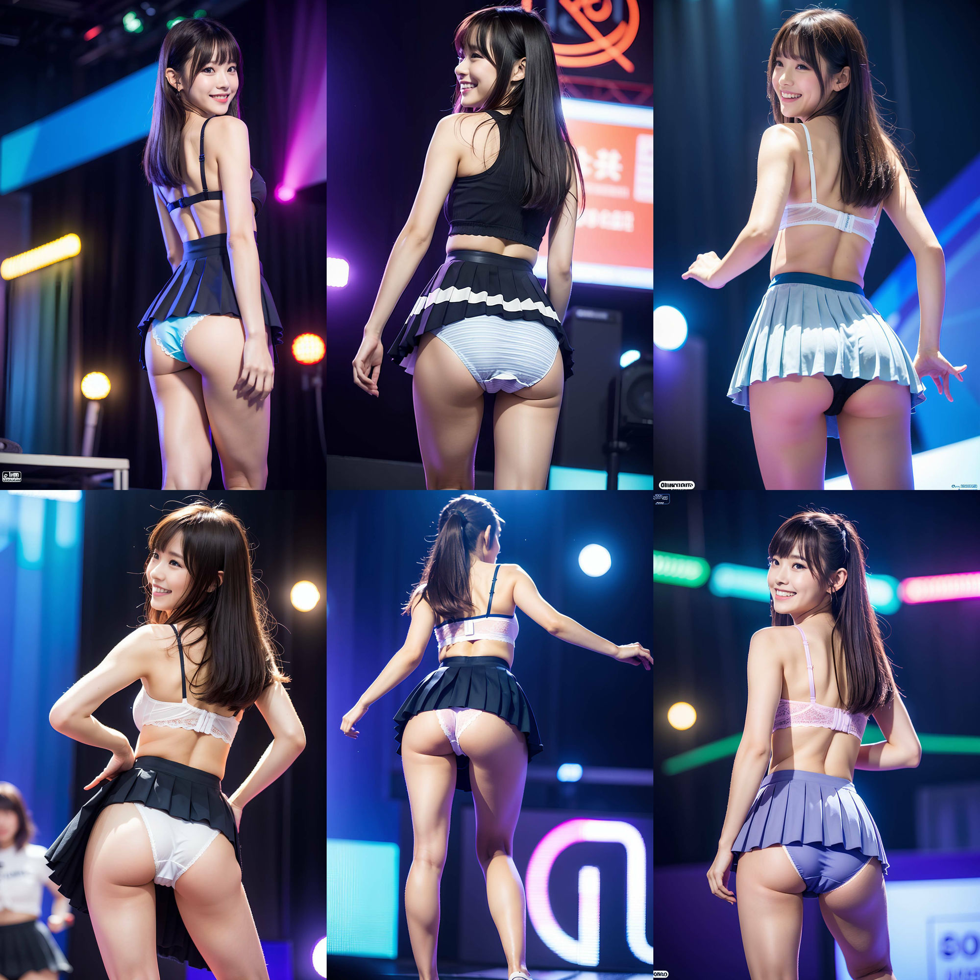 衣装パンツを忘れて生パンティでステージに立つアイドル vol:2のサンプル画像 6