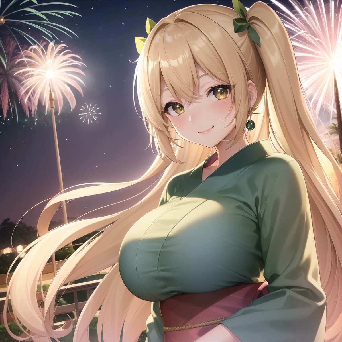 サンプル画像3:君と最後の夏祭り10【セリフ付き10枚付き！美麗画像400枚収録】(ほわいとえんじぇる) [d_433422]