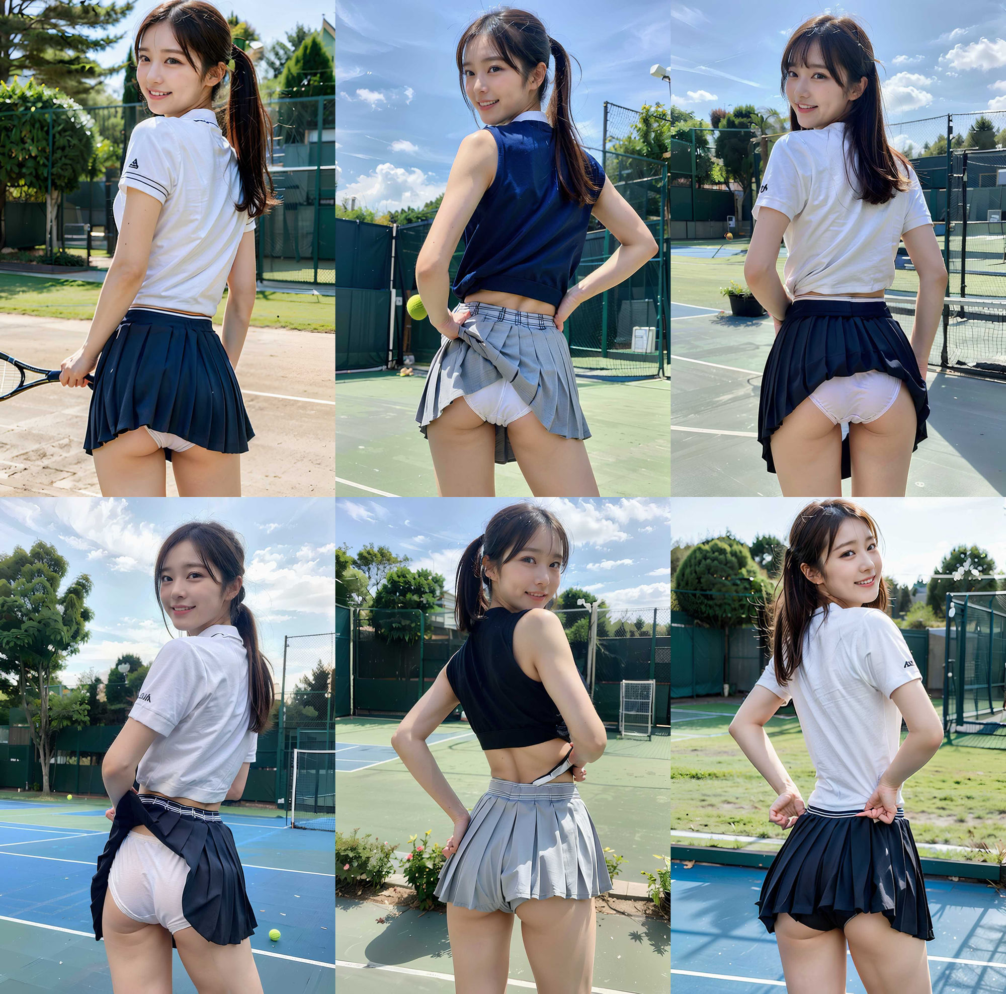 サンプル画像6:生パンティで競技する美少女テニス女子 vol:2(SakuraBooks) [d_433424]