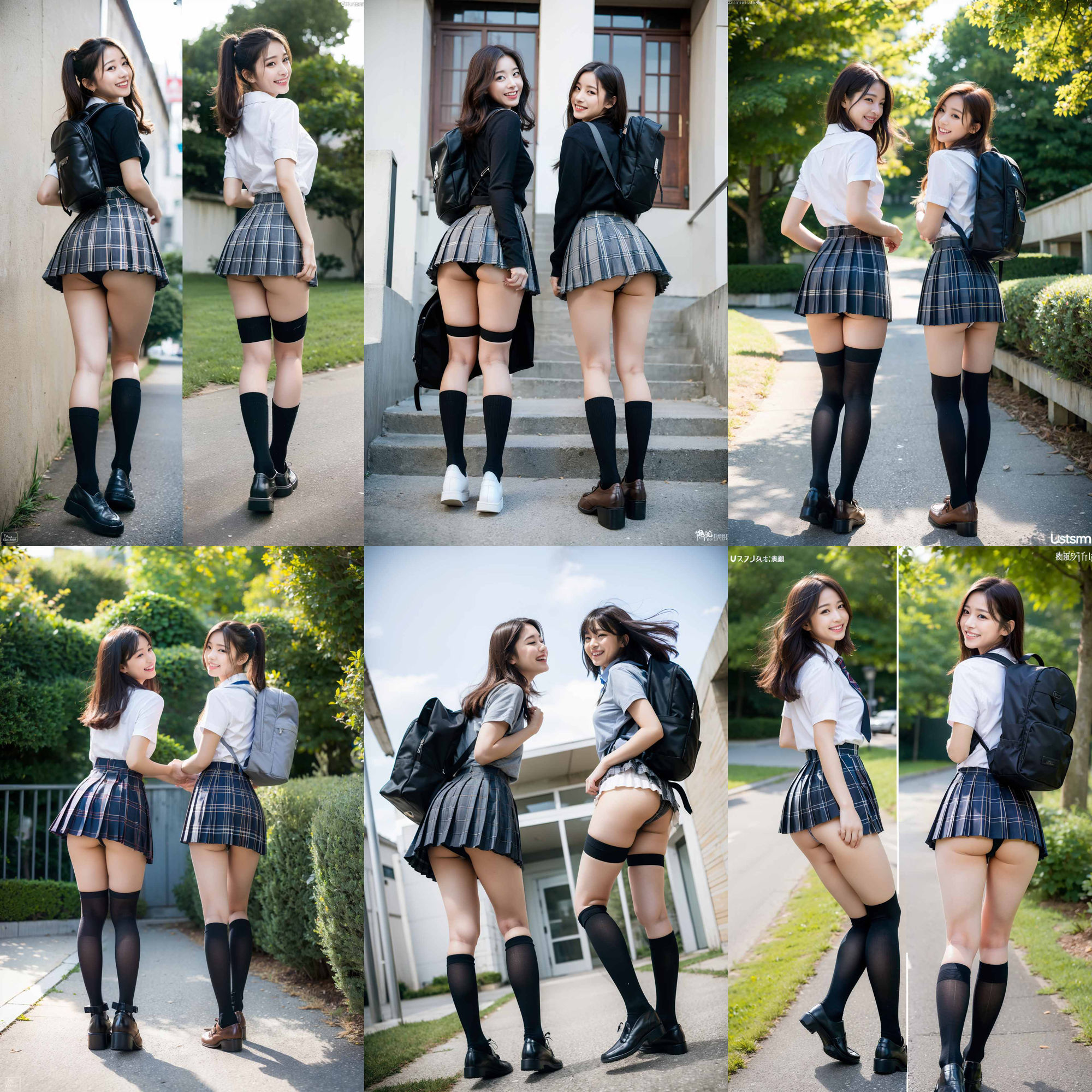 サンプル画像2:ニーハイソックスが似合う生足がきれいな制服女子 vol:2(SakuraBooks) [d_433433]