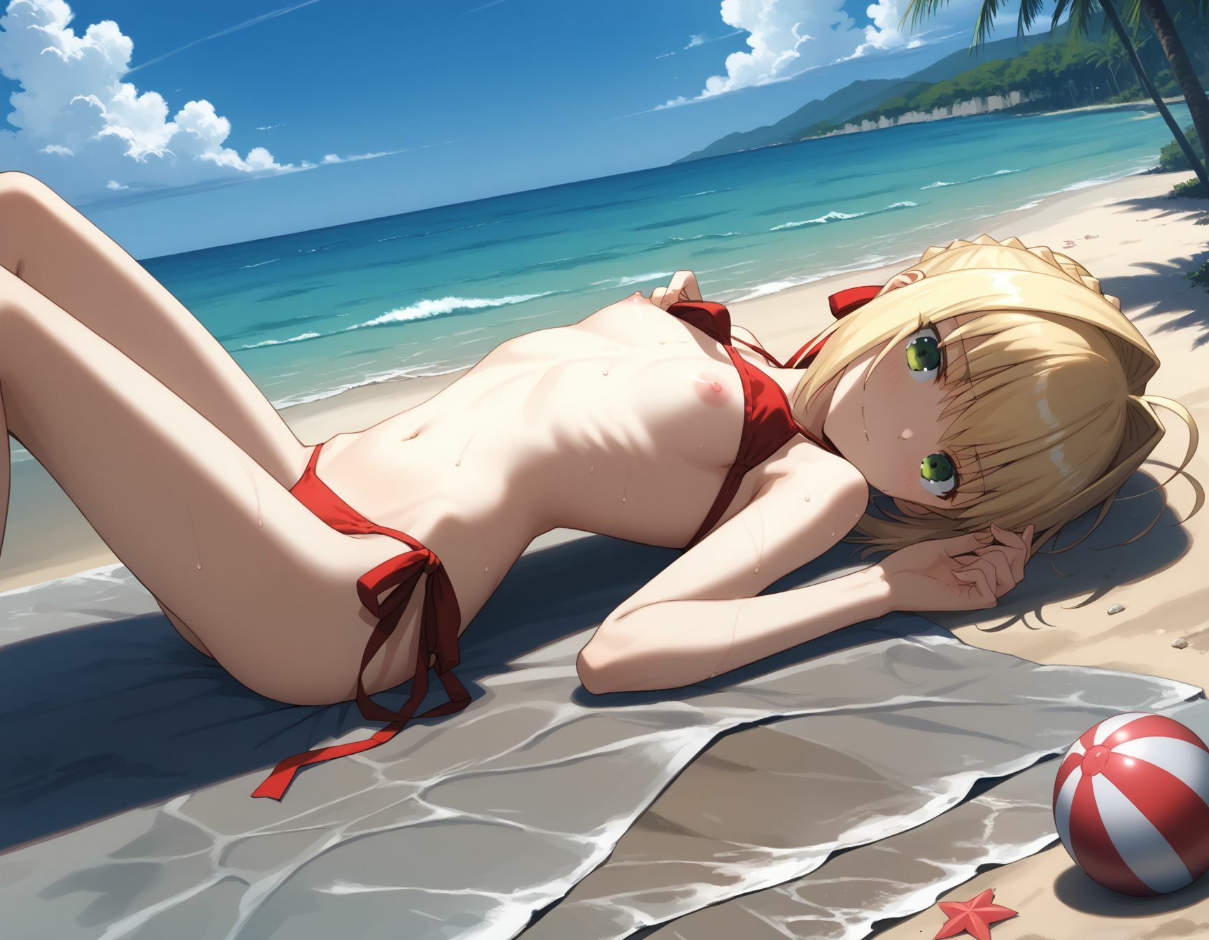 サンプル画像4:夏だ水着だセイバーだ(RED WING) [d_433460]