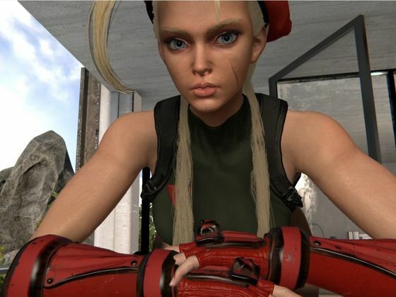 サンプル画像1:【3D動画】キャミーとガイルのストリップファイターの合間の休憩いちゃらぶせっくす(異世界転生) [d_433550]