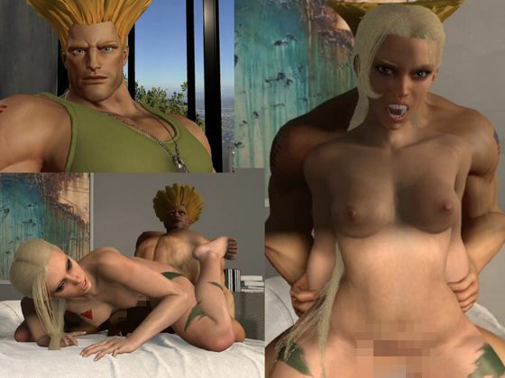 サンプル画像4:【3D動画】キャミーとガイルのストリップファイターの合間の休憩いちゃらぶせっくす(異世界転生) [d_433550]