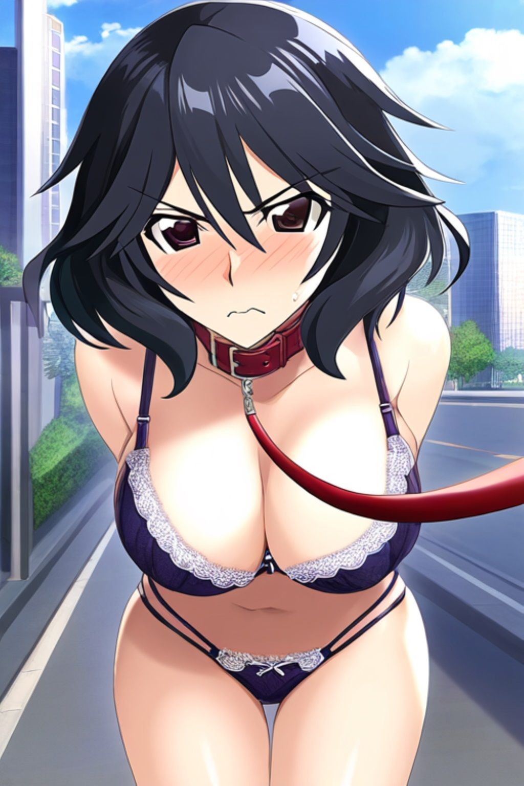 サンプル画像1:インフィニ〇ト・ストラトス露出引き回しAIイラスト集(Love and peace) [d_433634]