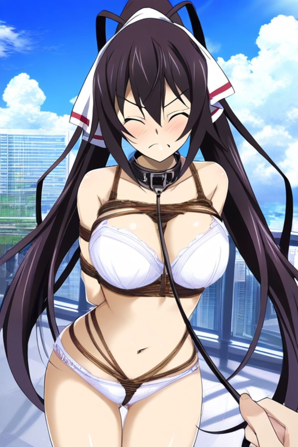 サンプル画像4:インフィニ〇ト・ストラトス露出引き回しAIイラスト集(Love and peace) [d_433634]