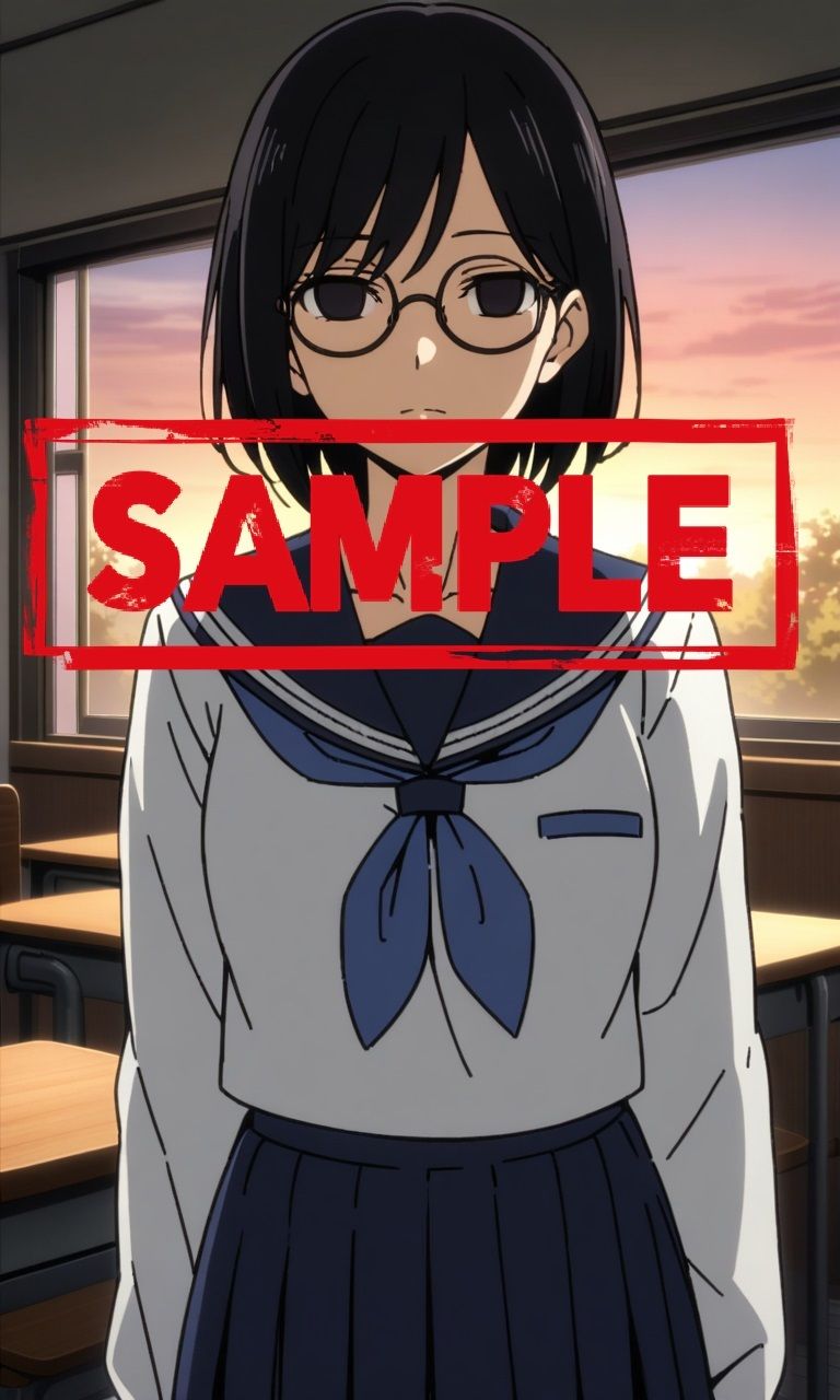 サンプル画像1:無感情地味子に無責任中出しする本(ハラメウメ) [d_433677]