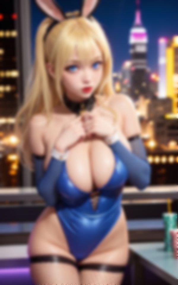 サンプル画像1:エロすぎる淫乱カジノバニーがお客様に色仕掛け(カザハナAI) [d_433813]