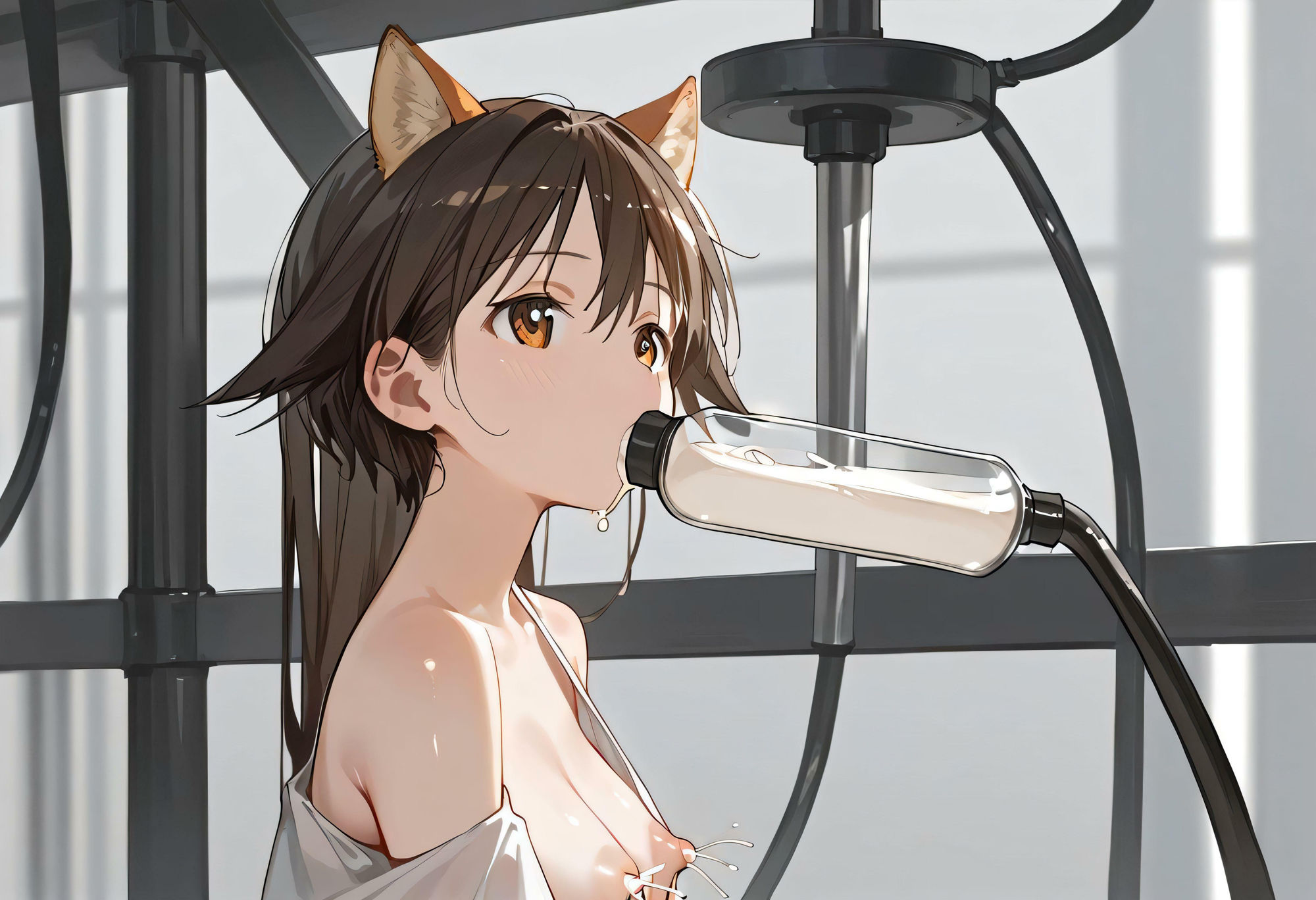 サンプル画像4:やわらか搾乳(ゼノフォース) [d_433831]