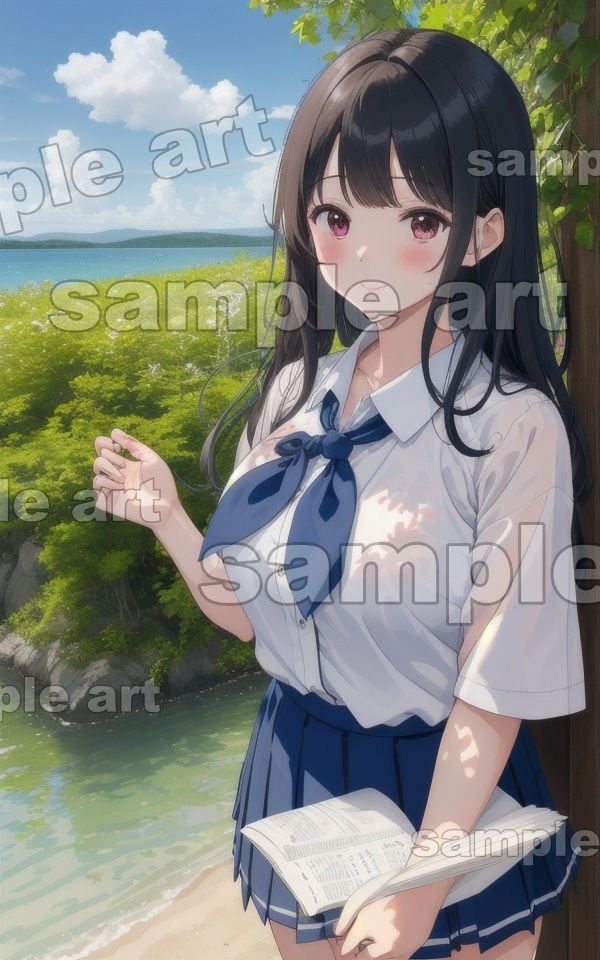 サンプル画像5:実家帰省〜セーラー服の姪っ子が成長して帰ってきた〜童顔なのに巨乳の美少女が田舎を練り歩く(大人の妄想教科書) [d_433909]