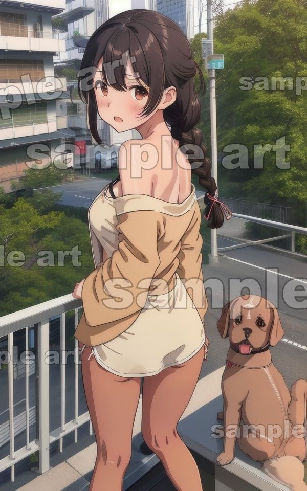 サンプル画像3:日焼け女子〜別荘でみつけた日焼けの美少女が可愛すぎた〜19歳の美脚がベランダで！(胸の谷のナウシカ) [d_433917]