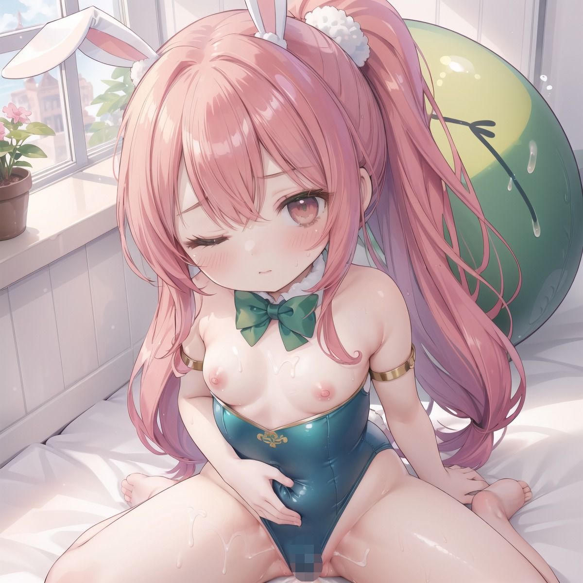 サンプル画像4:淫乱バニーカレイドスコープ 儚げ貧乳えちえちうさぎちゃん大集合 第一集(貧乳っ子倶楽部) [d_433919]