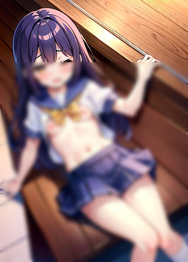 サンプル画像3:学級委員がクソ変態露出「みんなにみてもらいたいの！」(お布団) [d_433989]