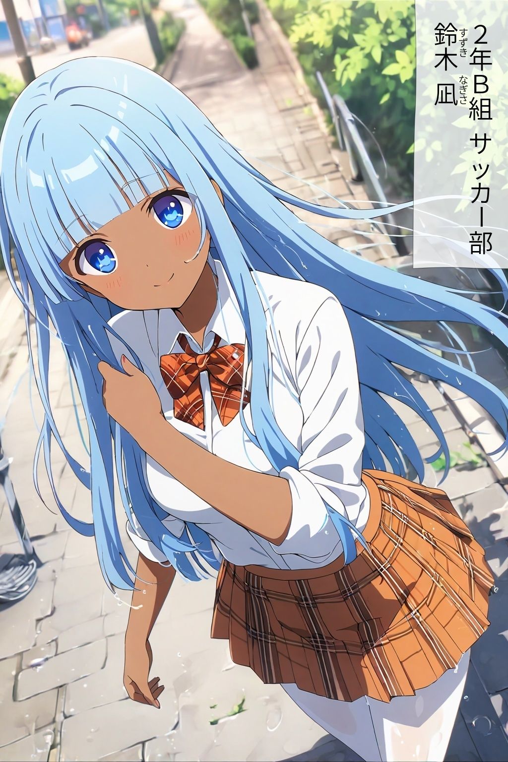 サンプル画像6:60キャラ 制服JK 即オチ2コマ 風呂場(事務びーむ) [d_434001]