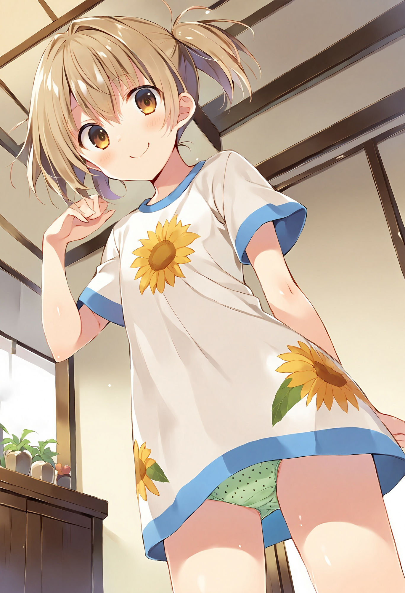 サンプル画像4:夏休みの帰省先で出会った親戚の女の子のパンツがたまらない(でのいず) [d_434025]