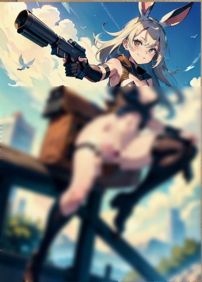 サンプル画像6:逆バニー戦士(ビスケット) [d_434046]