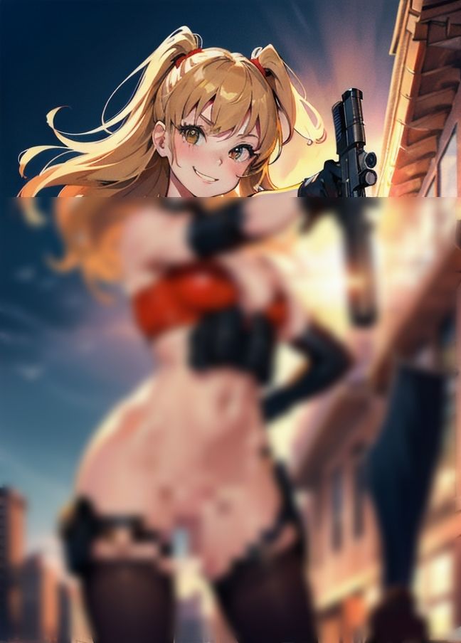 サンプル画像4:街の平和を守るバニーガール銃戦隊(オーガニズム) [d_434054]