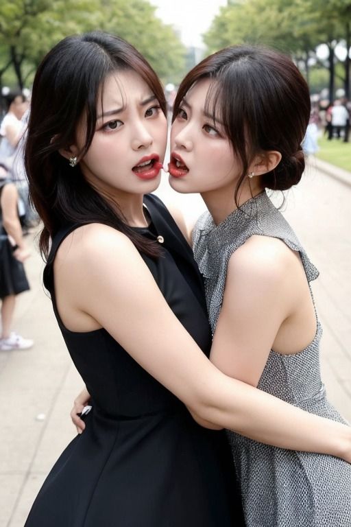 サンプル画像3:女の喧嘩 キャットファイトcatfight AI動画5(CFAIC) [d_434145]