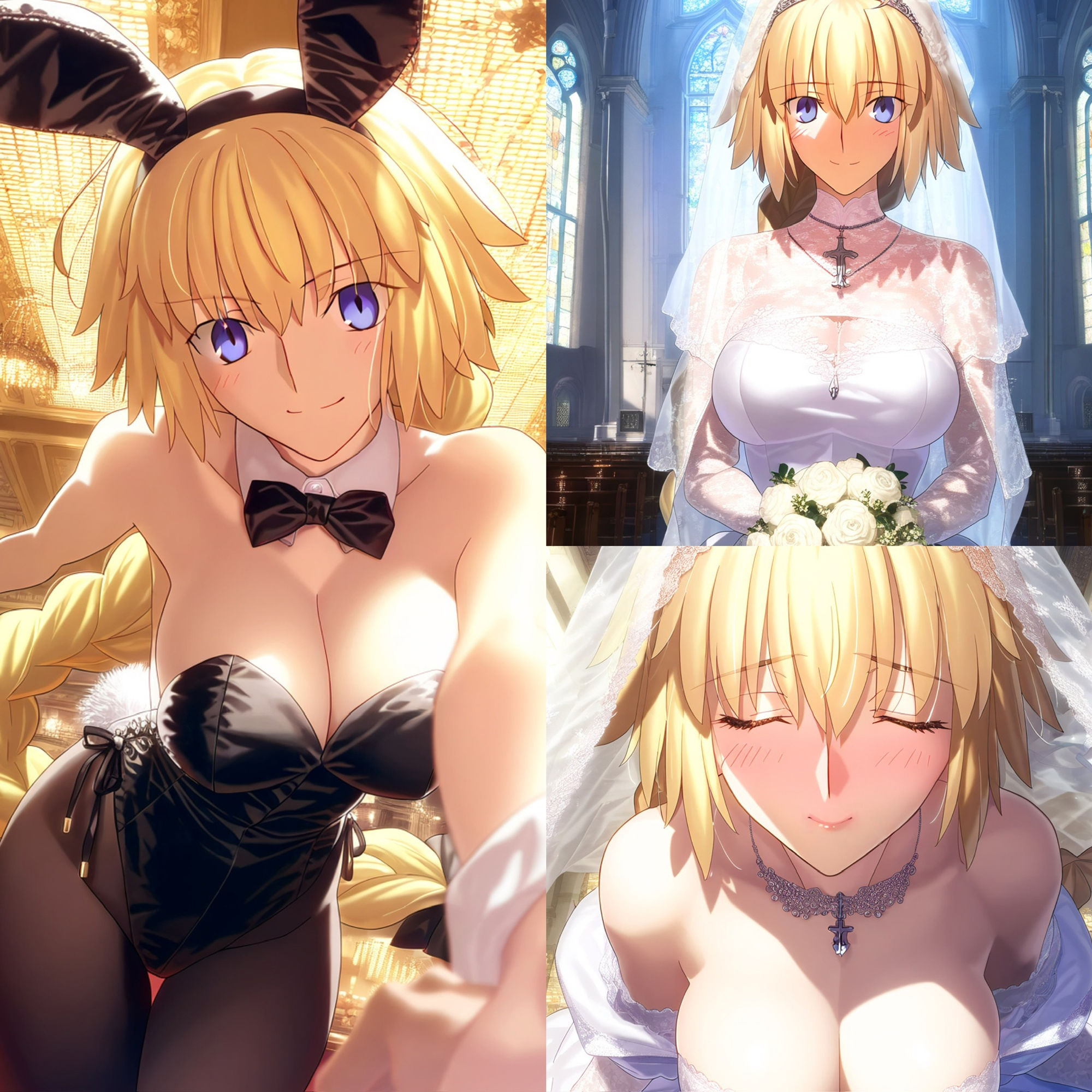 サンプル画像2:ジャンヌ・ダルクとの日々(おっぱいマン) [d_434180]