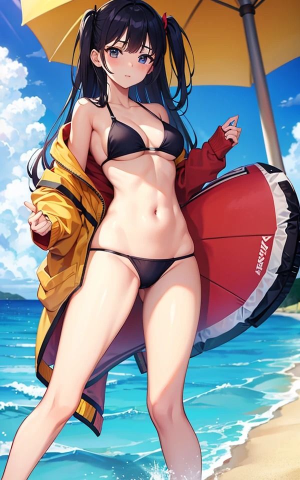 サンプル画像1:二次元美少女水着写真集（24年8月15日版その2）(A・Iノ介) [d_434189]