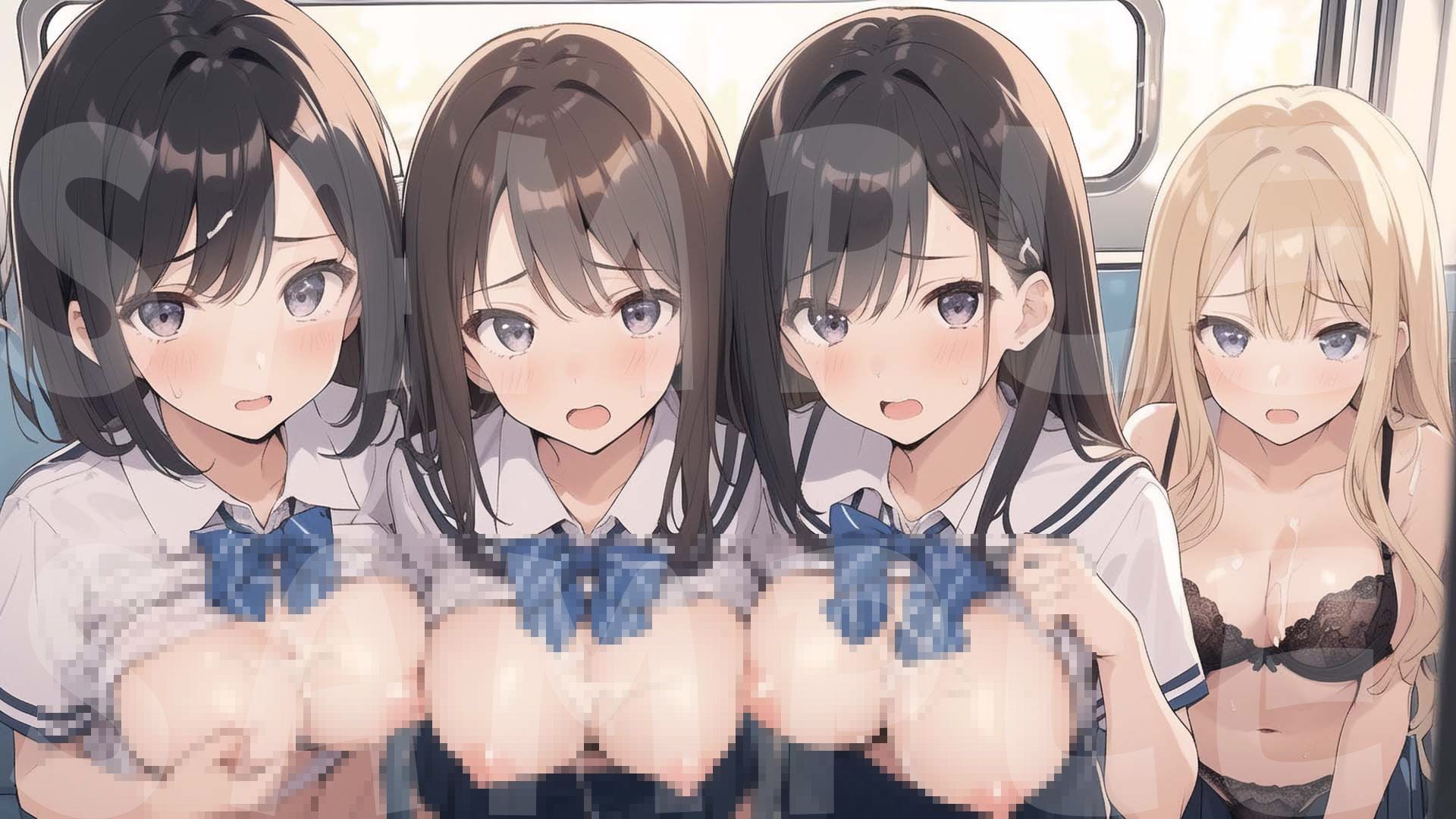 サンプル画像1:秘密の制服電車 「あのぉ 次は 私も、いいですか？」vol.10(MIDD) [d_434233]