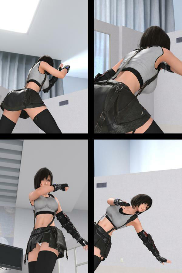 サンプル画像1:フェティッシュ女子写真集『霧島愛結衣（きりしまめい）』CosFighter（コスファイター）-06(Ozone_Layer) [d_434234]