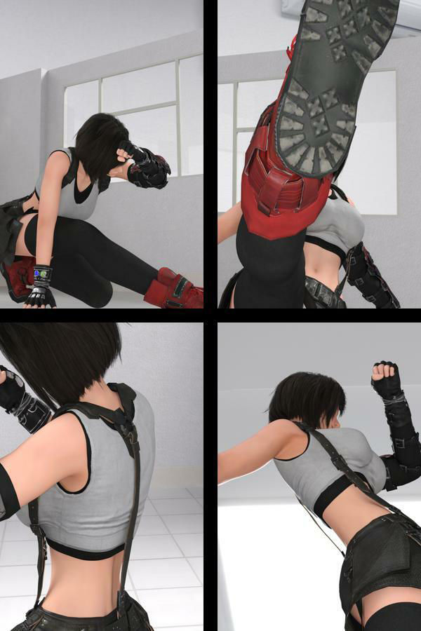 サンプル画像2:フェティッシュ女子写真集『霧島愛結衣（きりしまめい）』CosFighter（コスファイター）-06(Ozone_Layer) [d_434234]