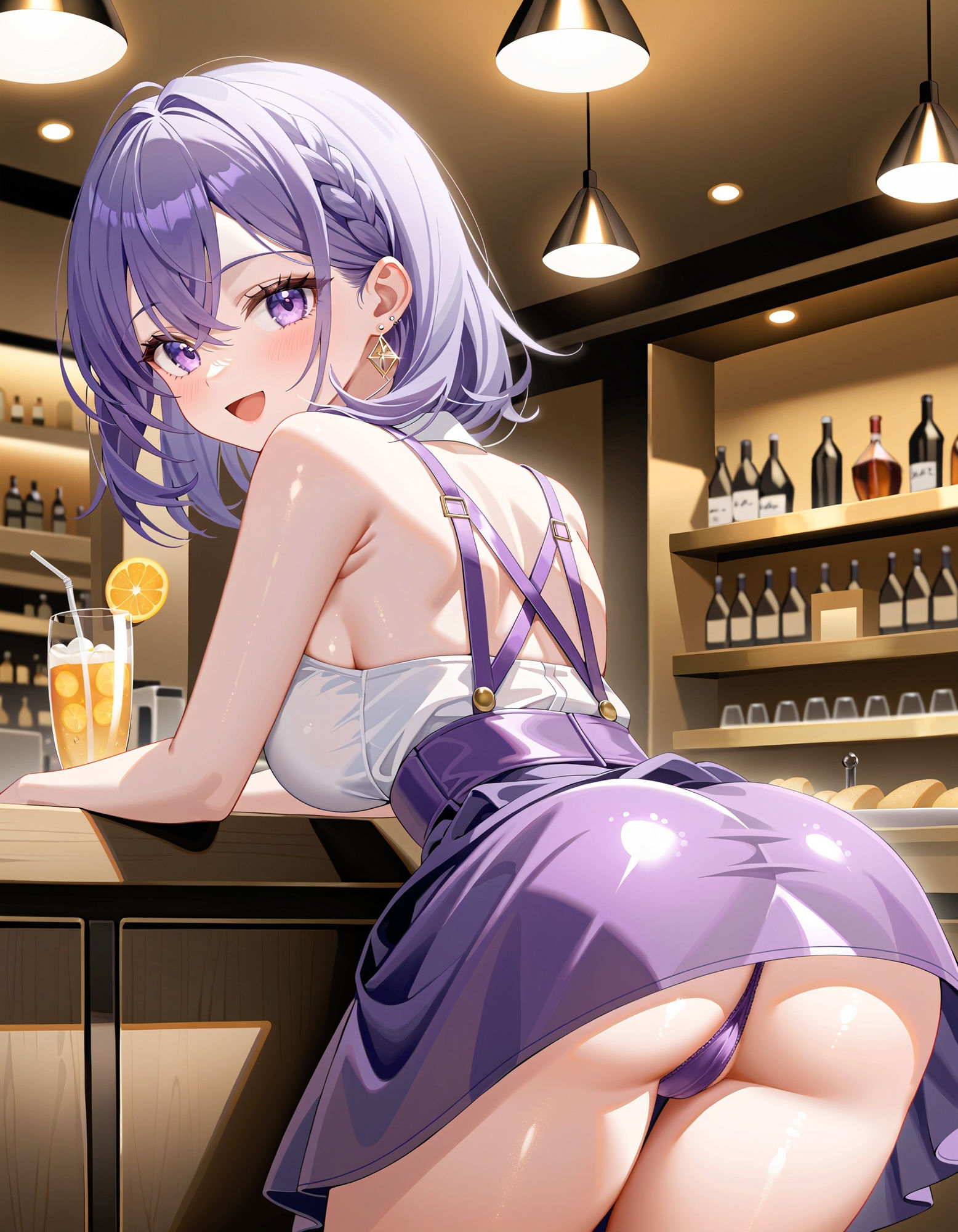 サンプル画像2:ぱんちらレストラン〜ウエイトレスの前かがみパンチラ編〜(D.P.H.) [d_434355]