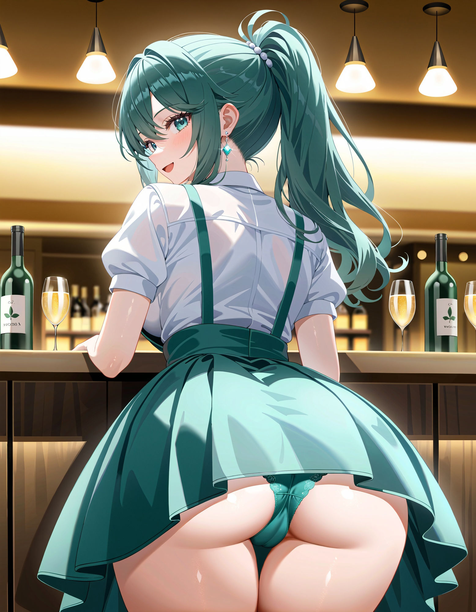 サンプル画像3:ぱんちらレストラン〜ウエイトレスの前かがみパンチラ編〜(D.P.H.) [d_434355]