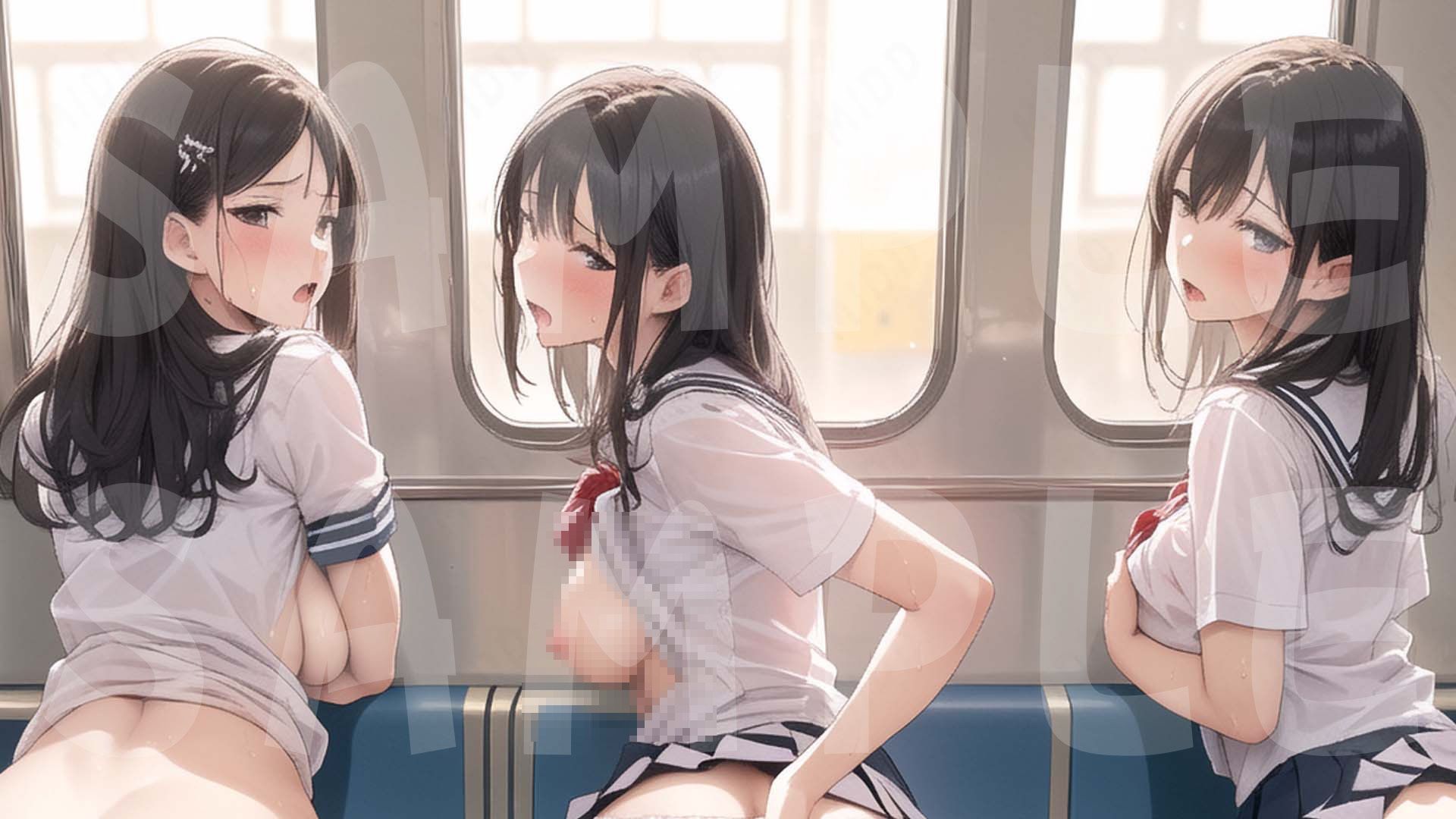 サンプル画像5:秘密の制服電車 「あのぉ 次は 私も、いいですか？」vol.11(MIDD) [d_434377]
